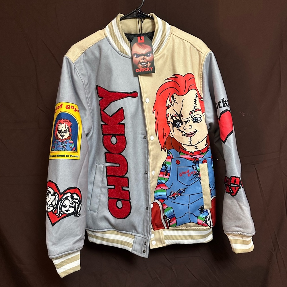 Chucky Themed Bomber Jacket - Multicolor